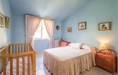 Cama o camas de una habitación en Nice Home In Sant Feliu De Guíxols