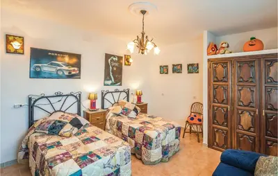 Cama o camas de una habitación en 2 Bedroom Nice Home In Puig Ventos