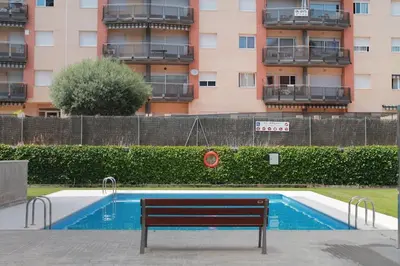 Piscina en o cerca de Bonito apartamento a 250m del mar