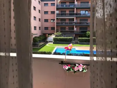 Piscina en o cerca de Bonito apartamento a 250m del mar