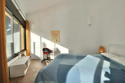 Cama o camas de una habitación en Villa Soleina
