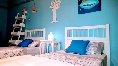 Cama o camas de una habitación en Villa Bambi