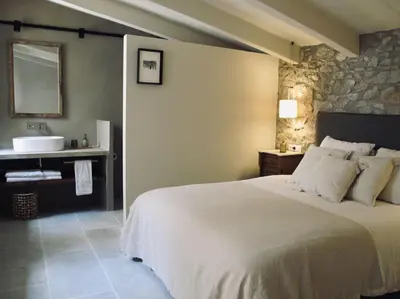 Cama o camas de una habitación en CAN SAFRA
