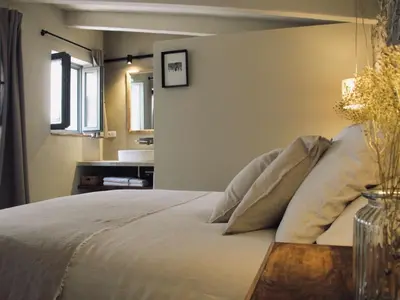 Cama o camas de una habitación en CAN SAFRA