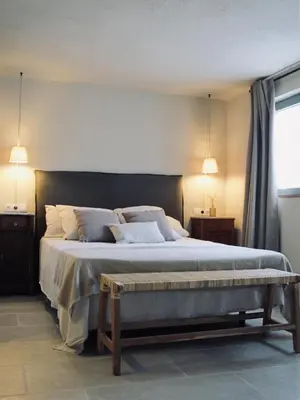 Cama o camas de una habitación en CAN SAFRA