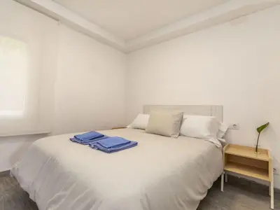 Cama o camas de una habitación en Apartment Garbi Salions by Interhome