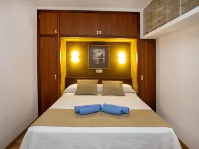 Cama o camas de una habitación en Apartment Vermell-11 by Interhome