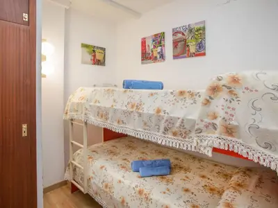 Cama o camas de una habitación en Apartment Vermell-11 by Interhome