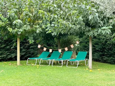 Jardín al aire libre en Turisme Rural - Mas Vilà - Monells