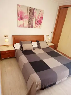 Cama o camas de una habitación en Casa Bella Castell d Aro