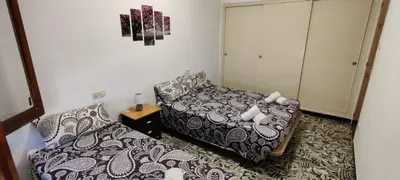 Cama o camas de una habitación en Apartamento Costa Brava con Wifi y Playa Barcelona
