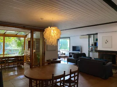 Zona de estar de La Bruguera de Púbol Villa & Eco Retreat Centre