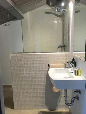 Un baño de Gran Casa Económica Piscina Privada Begur