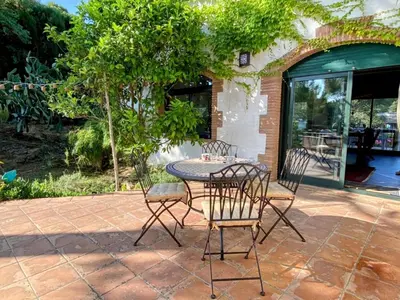 Jardín al aire libre en Casa estrella