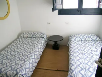 Cama o camas de una habitación en Els pescadors