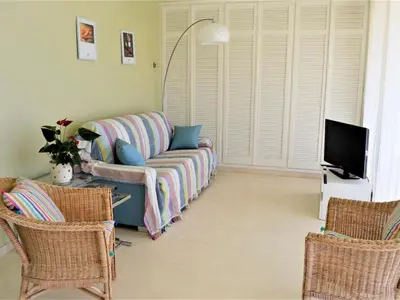 Una televisión o centro de entretenimiento en Apartment les oliveres