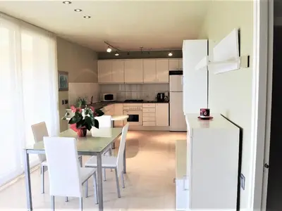 Una cocina o zona de cocina en Apartment les oliveres