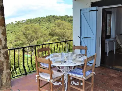 Un balcón o terraza de Casa minipa