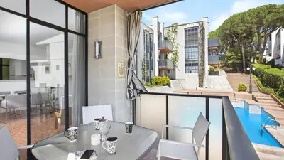 Un balcón o terraza de 1Pin01 Calella de Palafrugell