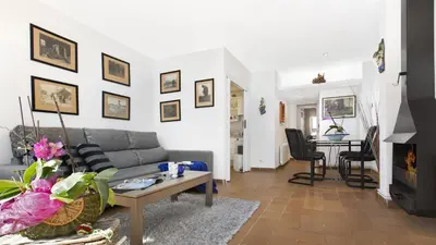 Zona de estar de Apartment Sabin - Llafranc