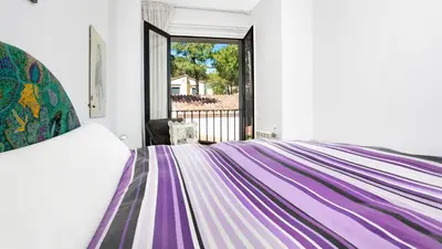 Cama o camas de una habitación en Apartment Sabin - Llafranc