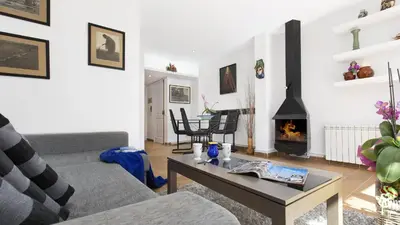 Zona de estar de Apartment Sabin - Llafranc