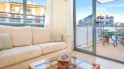 Un balcón o terraza de Apartment StaCris2 - Lloret de Mar