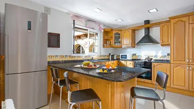 Una cocina o zona de cocina en Villa Sote - Lloret de Mar