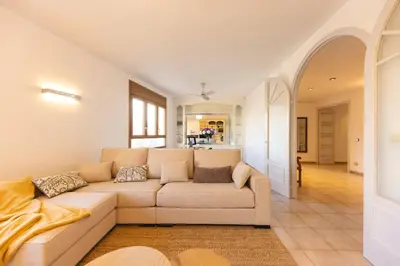 Zona de estar de Bravissimo El Lleó, bright 4-bedroom apartment