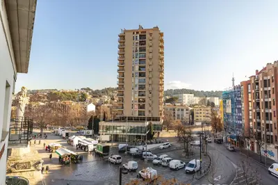 Vista general de Girona o vista desde el apartamento