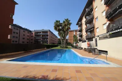 Piscina en o cerca de AL29 Apartamento playa Fenals