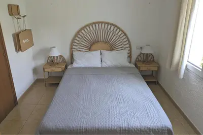 Cama o camas de una habitación en Las flores 3b