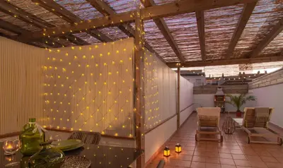 Zona de estar de Patio Budget Studio 11
