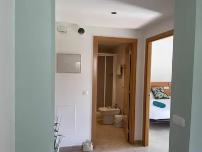 Un baño de Solàrium con terraza a 5 minutos de la playa