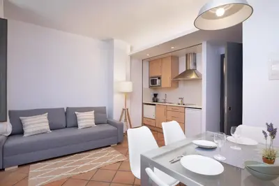Una cocina o zona de cocina en Flateli Ballesteries 26 A