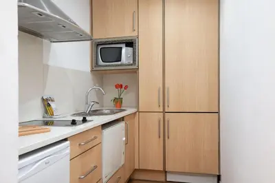 Una cocina o zona de cocina en Flateli Ballesteries 26 B