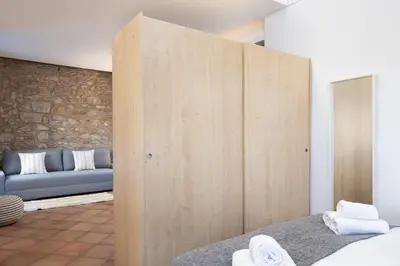 Cama o camas de una habitación en Flateli Ballesteries 26 B