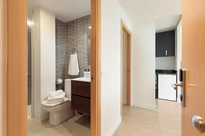 Un baño de Aparthotel Xic