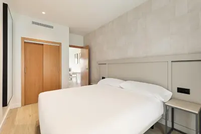 Cama o camas de una habitación en Aparthotel Xic