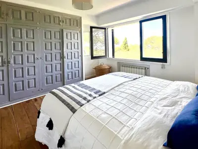Cama o camas de una habitación en Holiday Home Casa Blue Art by Interhome