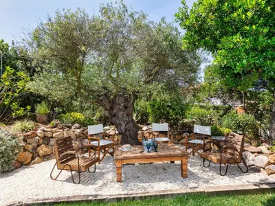 Jardín al aire libre en Holiday Home Casa Blue Art by Interhome