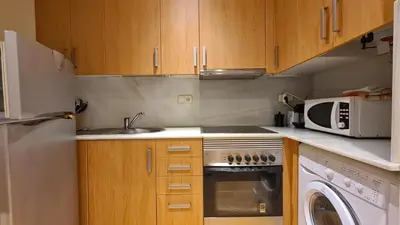 Una cocina o zona de cocina en Apartamento Unio