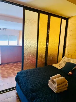 Cama o camas de una habitación en Apartamento brisa marina