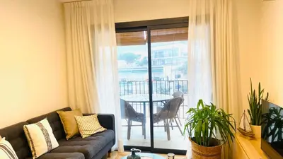 Zona de estar de Hostal Es Niu de Tamariu