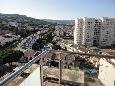 Vista general de Calonge o vista desde el apartamento