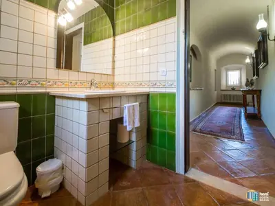 Un baño de Villa Violeta en Mas Nou Platja d'Aro