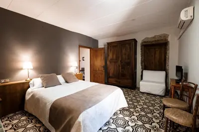 Cama o camas de una habitación en Coliving Rural Els Masos d'en Coll