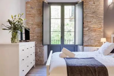 Cama o camas de una habitación en Sleep & Stay- Home with balcony Bonaventura 3