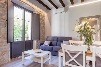 Zona de estar de Sleep & Stay- Home with balcony Bonaventura 3