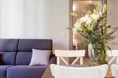Zona de estar de Sleep & Stay- Home with balcony Bonaventura 3